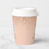 ガーリーグリッタースパーモダンクル40歳の誕生日パーティー 紙コップ (右)