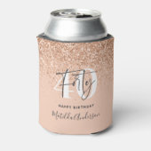 ガーリーグリッタースパーモダンクル40歳の誕生日パーティー 缶クーラー (缶裏面)
