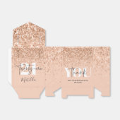 ガーリーグリッタースモダンパークル21歳のパーティー フェイバーボックス (折り畳みなし)