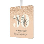 ガーリーグリッタースモダンパークル30歳 カーエアーフレッシュナー (左)