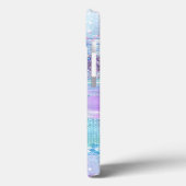 ガーリーグリッターホログラフィフェイクック |ピンクブルーパープル Case-Mate iPhoneケース (裏面 / 左)