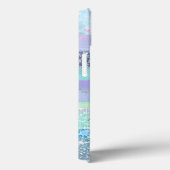 ガーリーグリッターホログラフィフェイクック |ピンクブルーパープル Case-Mate iPhoneケース (裏面 / 右)