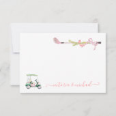 ガーリーゴルフ名門私立校風のクラブ有難う (裏面)