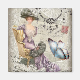 ガーリーシャンデリアビクトリアンヴィンテージ マグネット