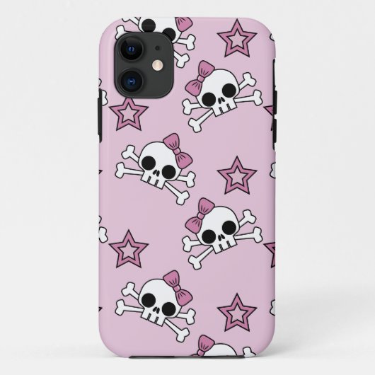 ガーリースカルと星 Case-Mate iPhoneケース (裏面)