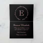 ガーリースカル誕生日 カード (内部)