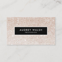 ガーリースタイリッシュシャンパンピンクグリッターとブラック