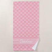 ガーリースタイリッシュトレンディー ビーチタオル (正面)