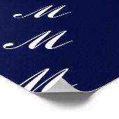 ガーリースタイルリップ美しいカスタムパーソナライズされた ポスター (角)