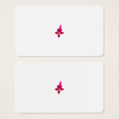 ガーリーデザイン、光金ゴールド、紫がかった赤 (正面&裏面)