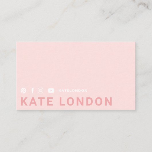 ガーリートレンディーオモダンンラインボクシンググローブクラブ 名刺 (裏面)