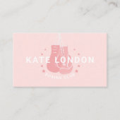 ガーリートレンディーオモダンンラインボクシンググローブクラブ 名刺 (正面)