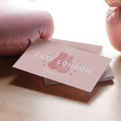 ガーリートレンディーオモダンンラインボクシンググローブクラブ 名刺