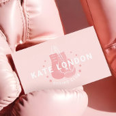 ガーリートレンディーオモダンンラインボクシンググローブクラブ 名刺