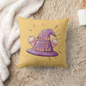 ガーリーハロウィーン – スイーツへのウィザードウェイ クッション (ブランケット)