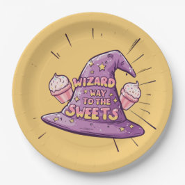 ガーリーハロウィーン – スイーツへのウィザードウェイ ペーパープレート