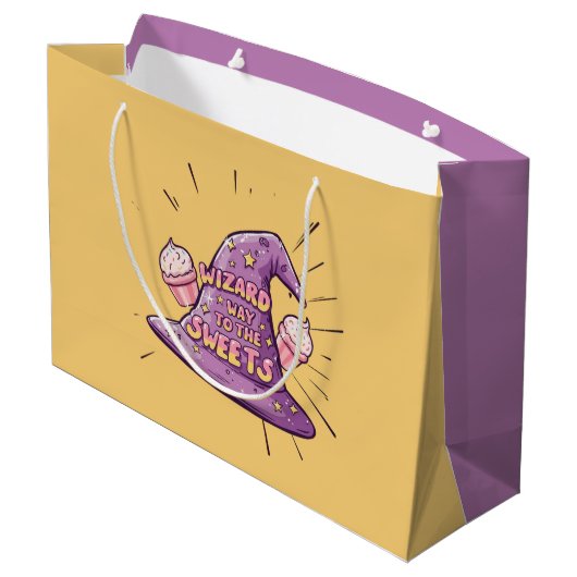 ガーリーハロウィーン – スイーツへのウィザードウェイ ラージペーパーバッグ (裏面アングル)