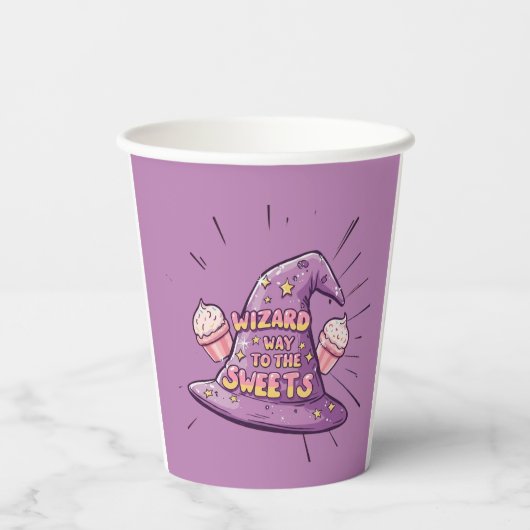 ガーリーハロウィーン – スイーツへのウィザードウェイ 紙コップ (裏面)