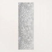 ガーリーハート銀グリッターカスタム ヨガマット (裏面)