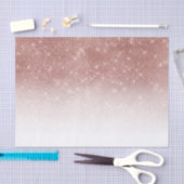 ガーリーバラフェイク金ゴールドシークイングリッターホワグラデーションイ 薄葉紙 (クラフト)