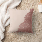 ガーリーバラモダン金ゴールドグリッター赤面ピンクスプリット クッション (ブランケット)