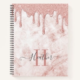 ガーリーバラ金ゴールドグリッタードリップスノートブック ノートブック