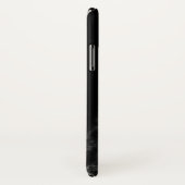 ガーリーバラ金ゴールドグリッターハート(黒大理石名) Case-Mate iPhoneケース (裏面/右)