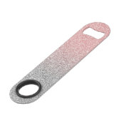 ガーリーバラ金ゴールド銀グリッターグラデーションデザイン スピード栓抜き (正面アングル)