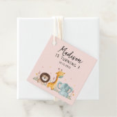 ガーリーパーティー野生動物誕生日 フェイバータグ (インサイチュ)