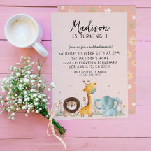 ガーリーパーティー ワイルドアニマルズ バースデー