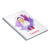 ガーリーヒップスターモノグラムのラム ノートブック (右側)