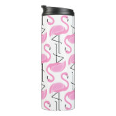 ガーリーピモダンシンプルンクのフラミンゴ模様 タンブラー (回転右)