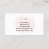 ガーリーピンクウォーターのカラーギタリスト 名刺 (裏面)