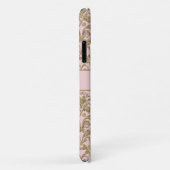 ガーリーピンクゴールド輝くダマスコモノグラメッド名 Case-Mate iPhoneケース (裏面/右)