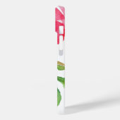 ガーリーピンク水彩花模様 Case-Mate iPhoneケース (裏面 / 左)