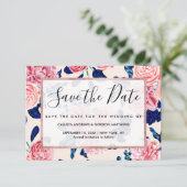 ガーリーピンク色のネイビー絵を描ルカ セーブザデート (スタンド正面)