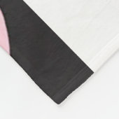 ガーリーピ市松模様にックハートラグジュアリー フリースブランケット (角)