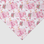 ガーリーファッションドレスとパターンパーティー組織 薄葉紙 (詳細)