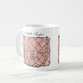 ガーリーファッションボスレディモダントレンディー コーヒーマグカップ (正面左)