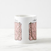 ガーリーファッションボスレディモダントレンディー コーヒーマグカップ (中央)