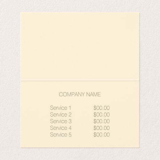 ガーリーファッション美しいネイルアーティストネイルサロン 名刺 (内部フラット)