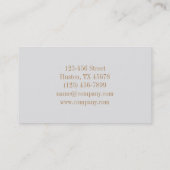 ガーリーファッション美しいネイルアーティストネイルサロン 名刺 (裏面)