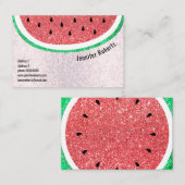 ガーリーフェイクグリッター 名刺 (正面/裏面)