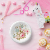 ガーリーフェミニンヴィンテージ ペーパーボウル (パーティー)