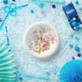 ガーリーフェミニンヴィンテージ ペーパーボウル (パーティー)