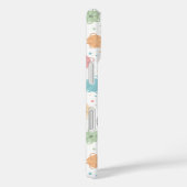 ガーリーフローラ数々のイラストレーション色パステルピンク Case-Mate iPhoneケース (裏面 / 右)