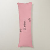 ガーリーフローラ書名ピンク赤面赤 ボディピロー (正面縦)