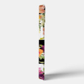 ガーリーブルゴーニュ花パタストライプーン名 Case-Mate iPhoneケース (裏面 / 右)