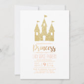 ガーリープリンセス誕生日 |テーマパーティー 招待状 (正面)