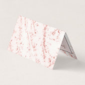 ガーリープロフェッショナルピンキーグリティタリーモノグラムサロン 名刺 (裏面)